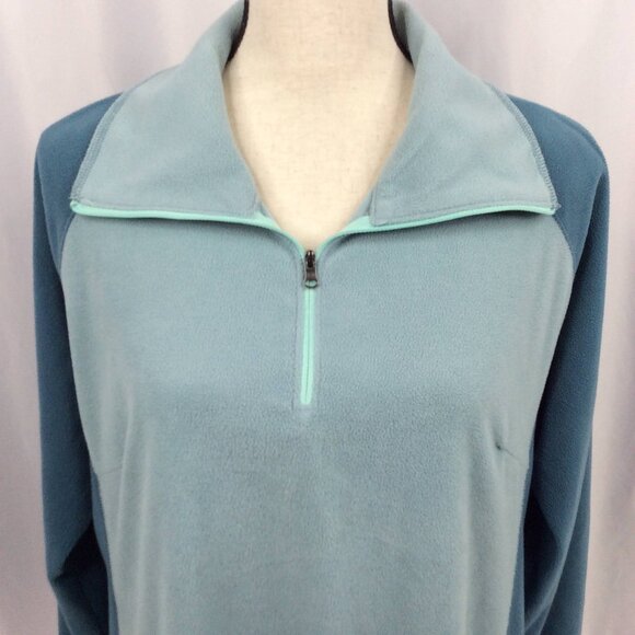 Columbia 1/4 Zip Fleece Pullover Sweatshirt Womens Size XL Lightweight Outdoor - Picture 5 of 10